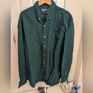 Ralph Lauren Green Casual Button Down Shirt